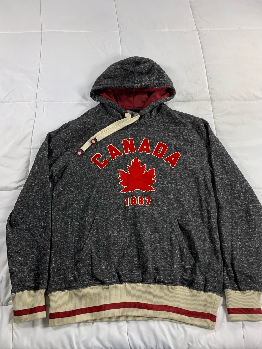 Pre loved SO NICE CANADA hoodie mens size XL